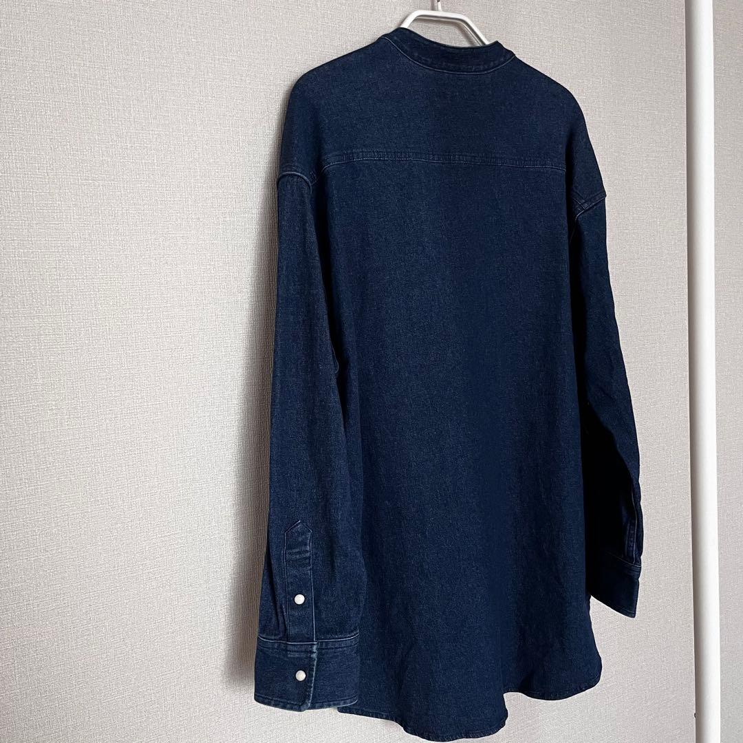 OUR きれいめデニムブラウス