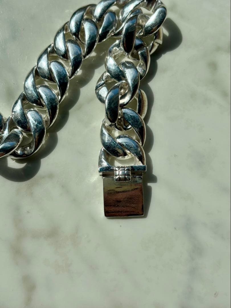 シルバーブレスレット シルバー925 チェーン 喜平