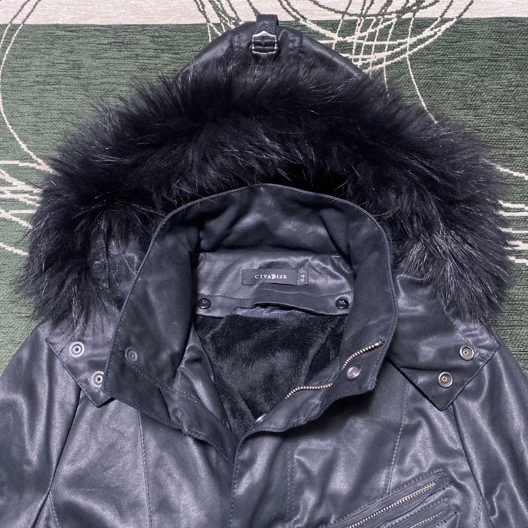 ジャケット・アウター Civarize raccoon fur coating mods coat
