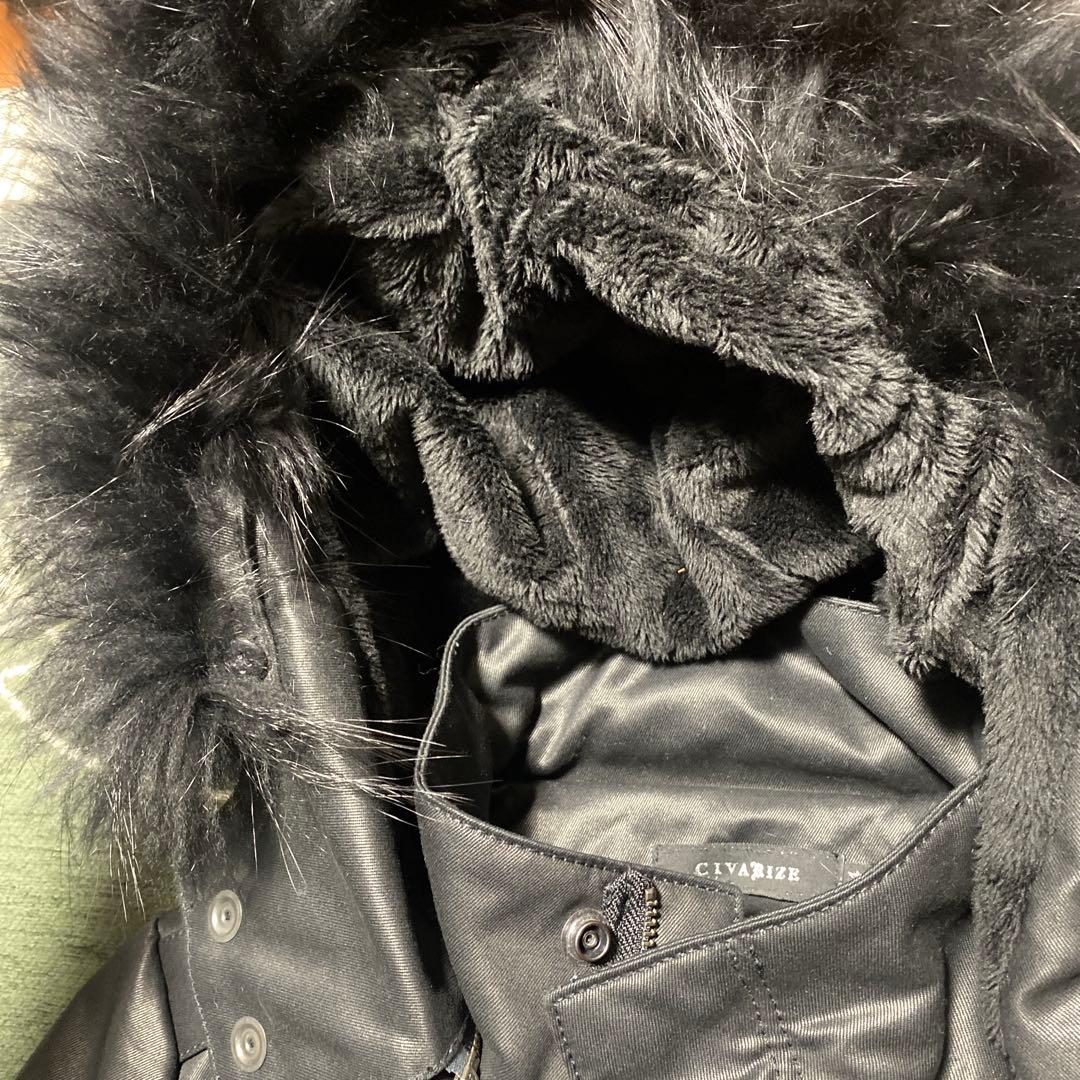 ジャケット・アウター Civarize raccoon fur coating mods coat