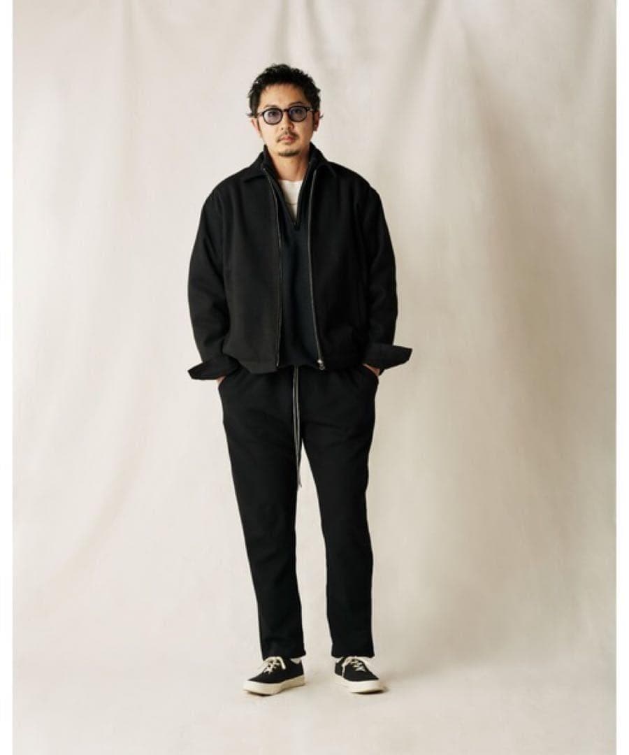 新品タグ付き CALEE キャリー PE メルトン スウィングトップ ジャケット