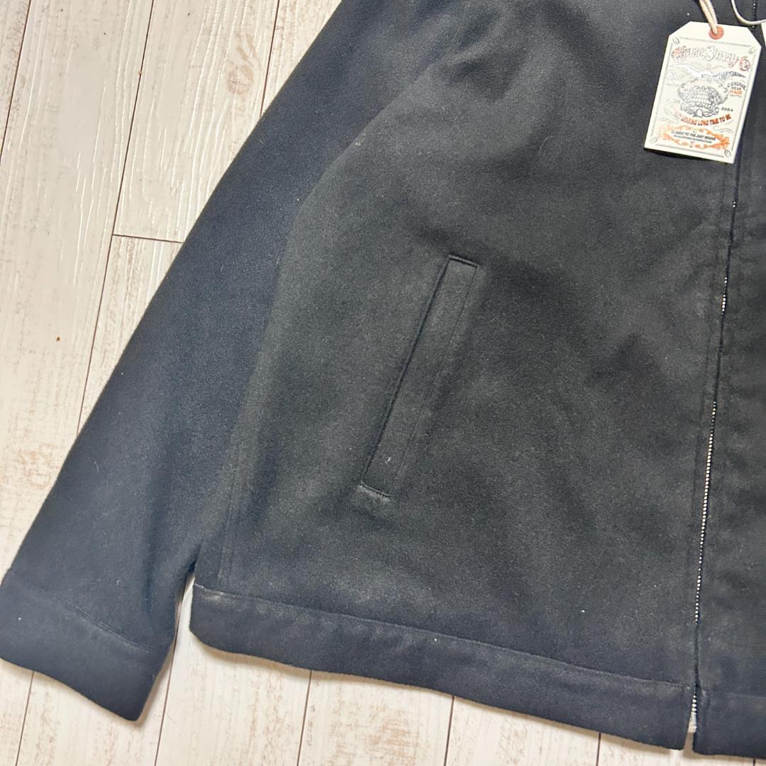 新品タグ付き CALEE キャリー PE メルトン スウィングトップ ジャケット