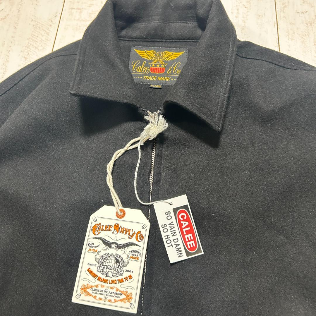 新品タグ付き CALEE キャリー PE メルトン スウィングトップ ジャケット