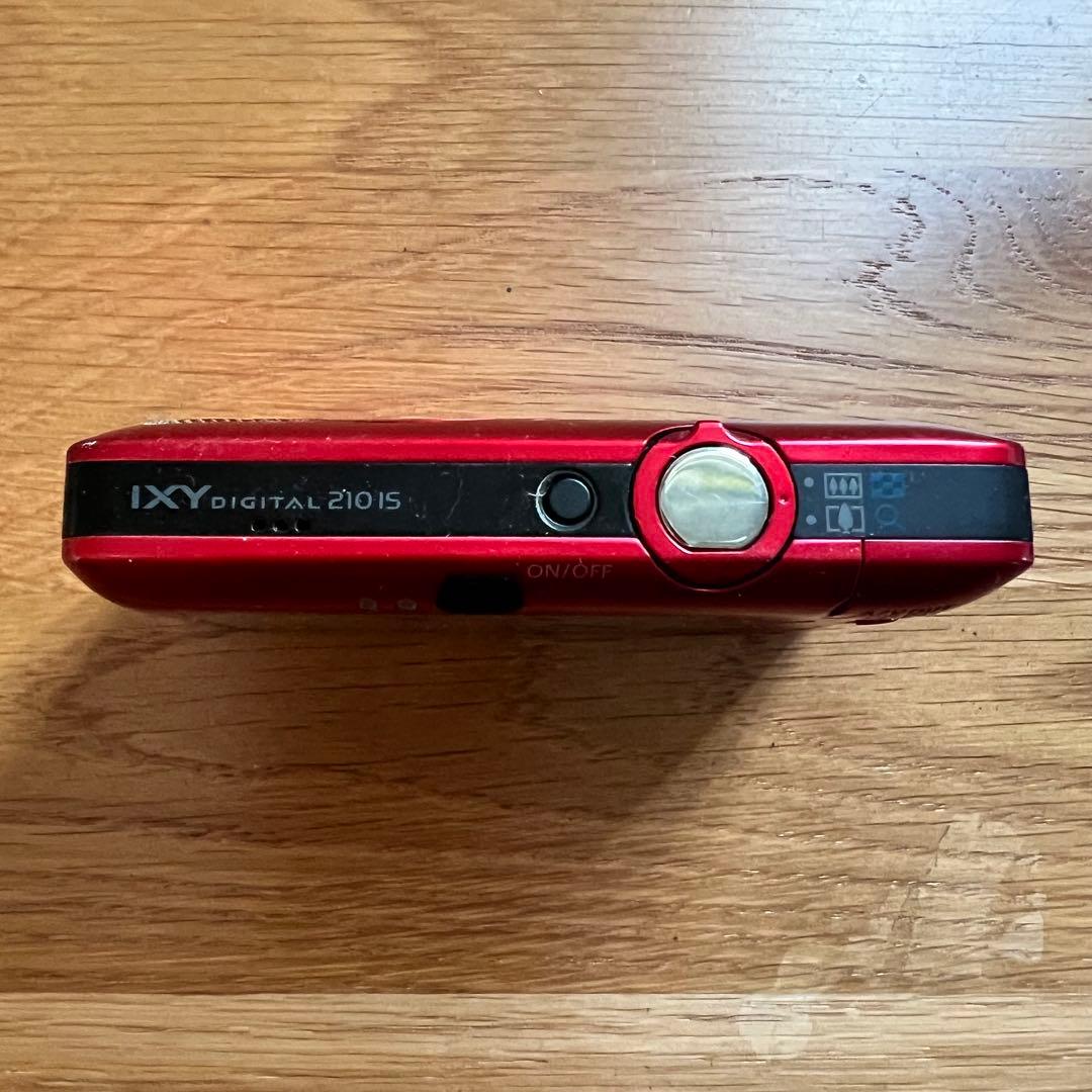 【希少美品】Canon IXY 210is キャノン デジカメ コンデジ 赤