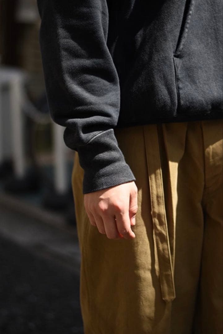 トップス A.PRESSE \"Vintage Half Zip Sweat Hoodie\"