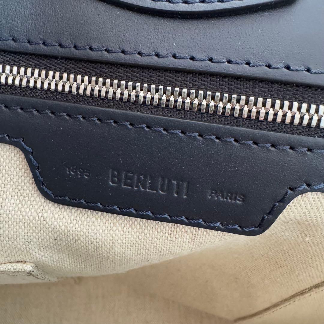 【新品未使用】BERLUTI　トゥジュールミニ　ストーンデニム【スタンプ4つ！】