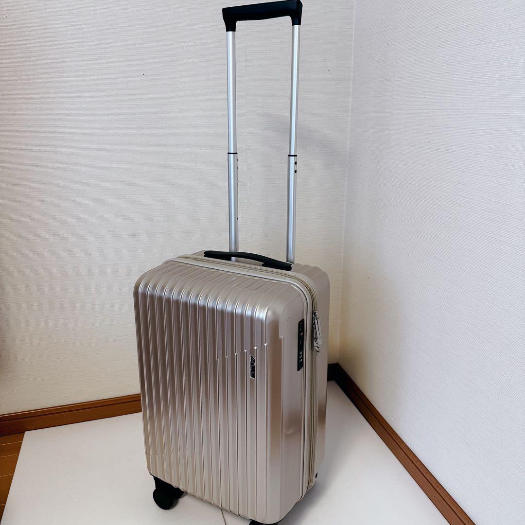 【極美品】ACEエース ゴールド　キャリーケース TSAロック　ストッパー付き