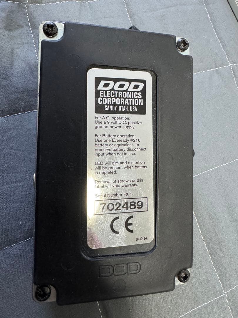 DOD fx70c Corrosion エフェクター　ケーブル付