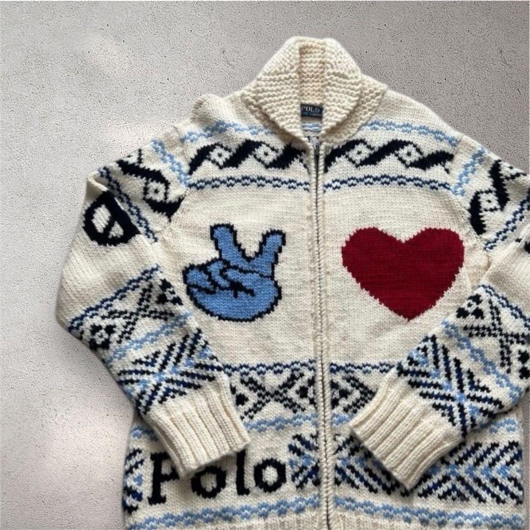 hugpeace様Polo Ralph Lauren M ニット　カーディガン
