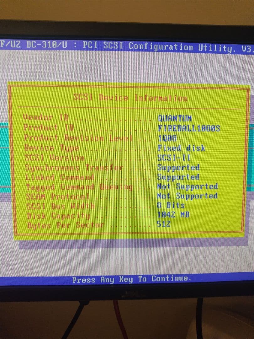 Eclat 外付けハードディスク SCSI接続 1GB
