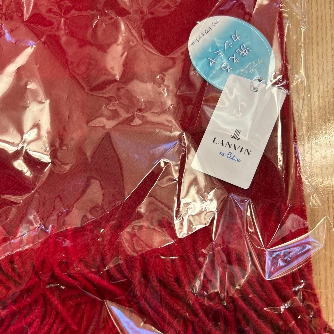 LANVINenBleuランバンオンブルーカシミヤストール未開封新品マフラー