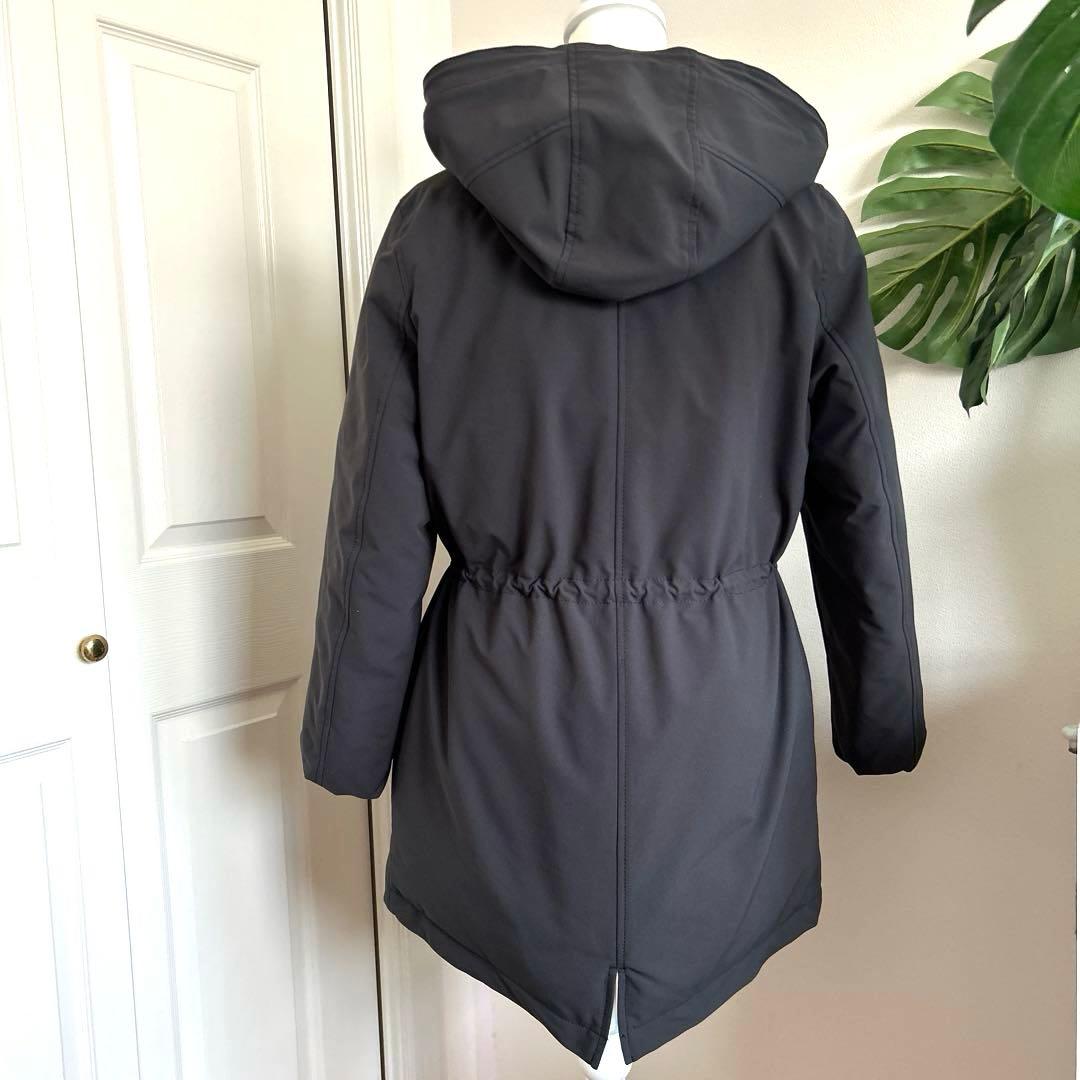 美品！【23区】撥水加工 ミリタリー フーデット ダウンコート M グレー