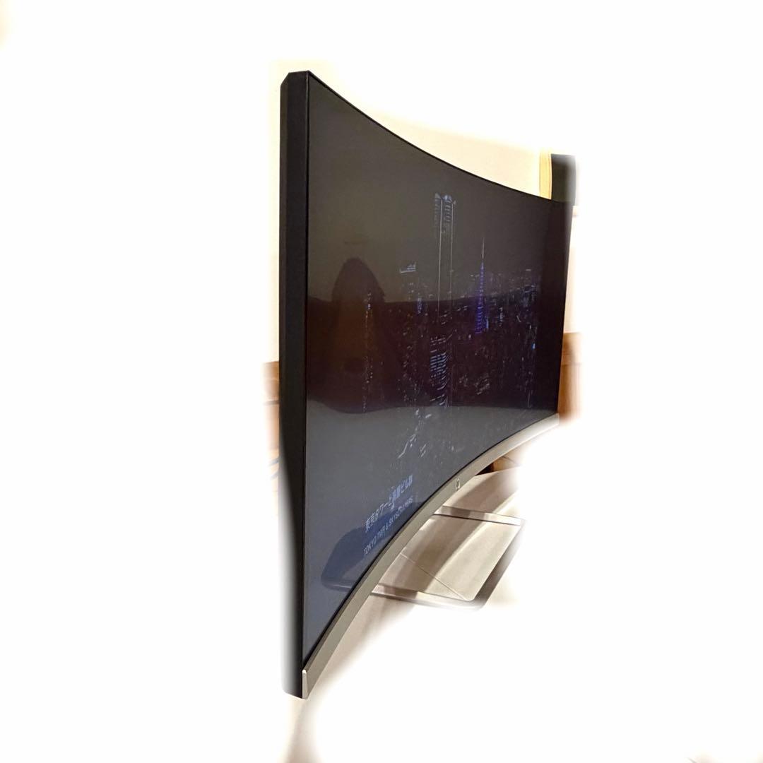 HP 34インチ モニター 2019年製　曲面ワイド　動作確認済み　美品