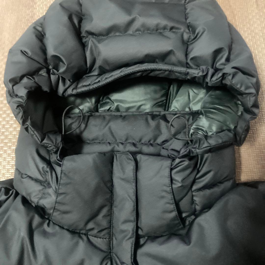 モンベル　トラベルダウンロングコート　ブラック　ex800 1101550