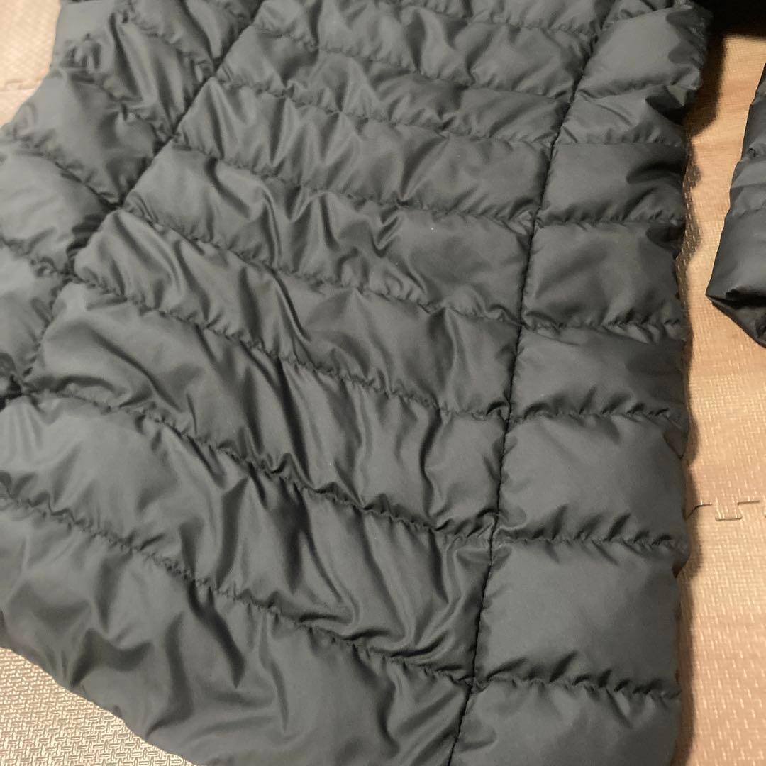 モンベル　トラベルダウンロングコート　ブラック　ex800 1101550