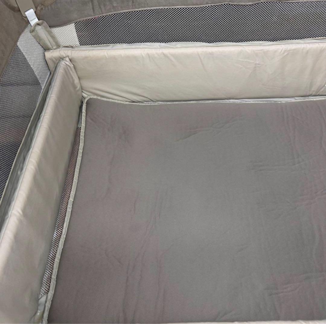 【極美品】Aprica ココネル エアープラス AB ホワイトグレー　収納袋付