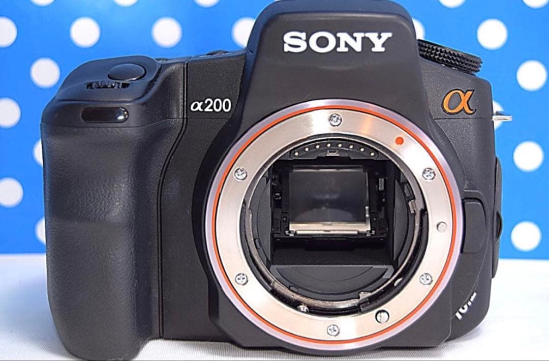 ✨極美品✨❤初心者オススメ❤✨スマホ転送OK✨SONYソニーα200✨