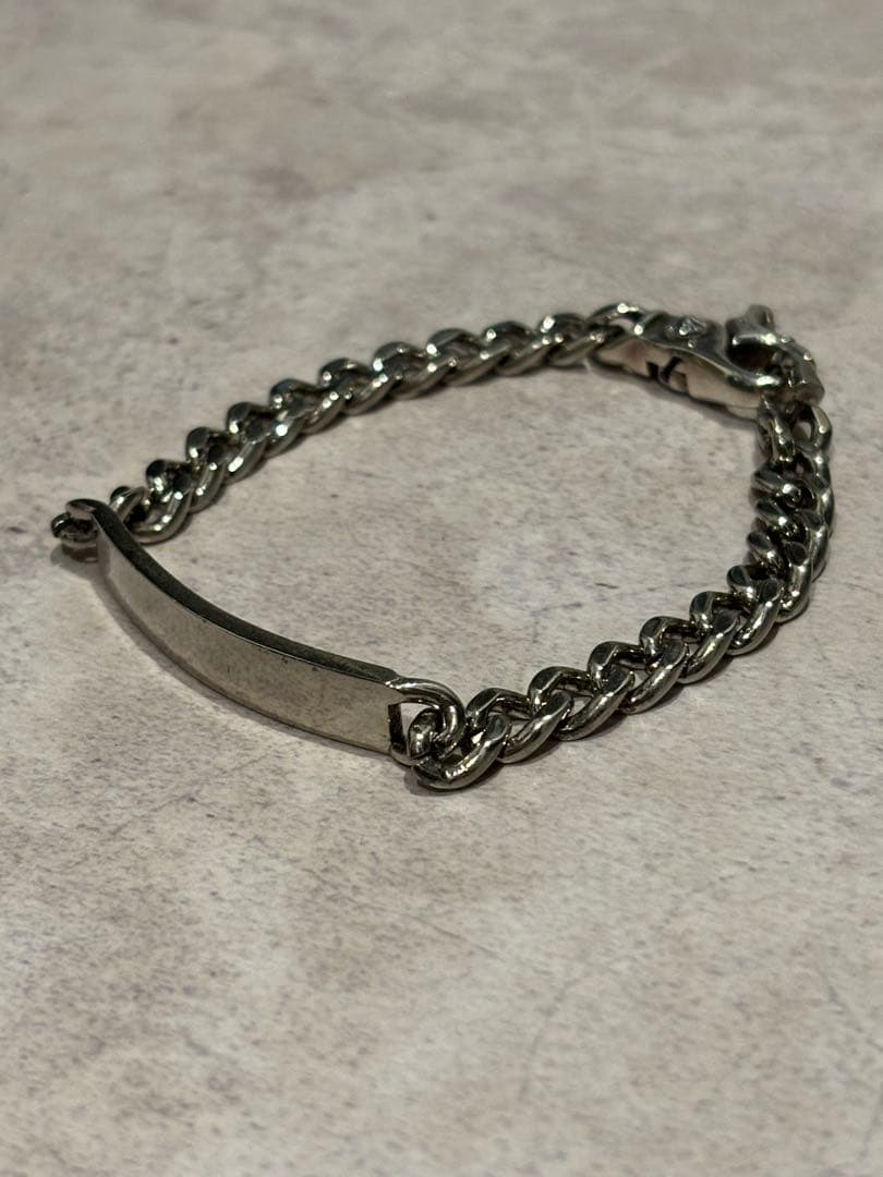 プレートチェーンブレスレット シルバー925 29g
