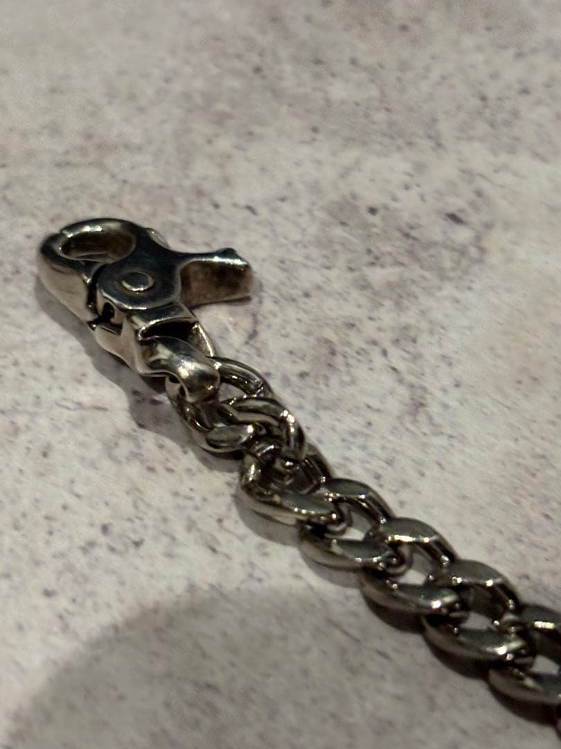 プレートチェーンブレスレット シルバー925 29g