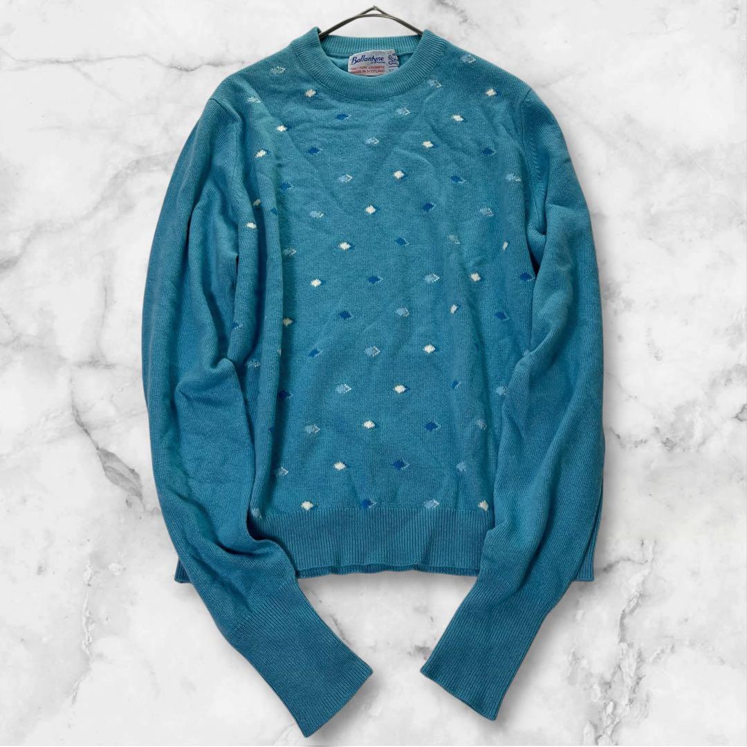 レア　バランタイン　カシミヤ100%　ニット　旧タグ　スコットランド製