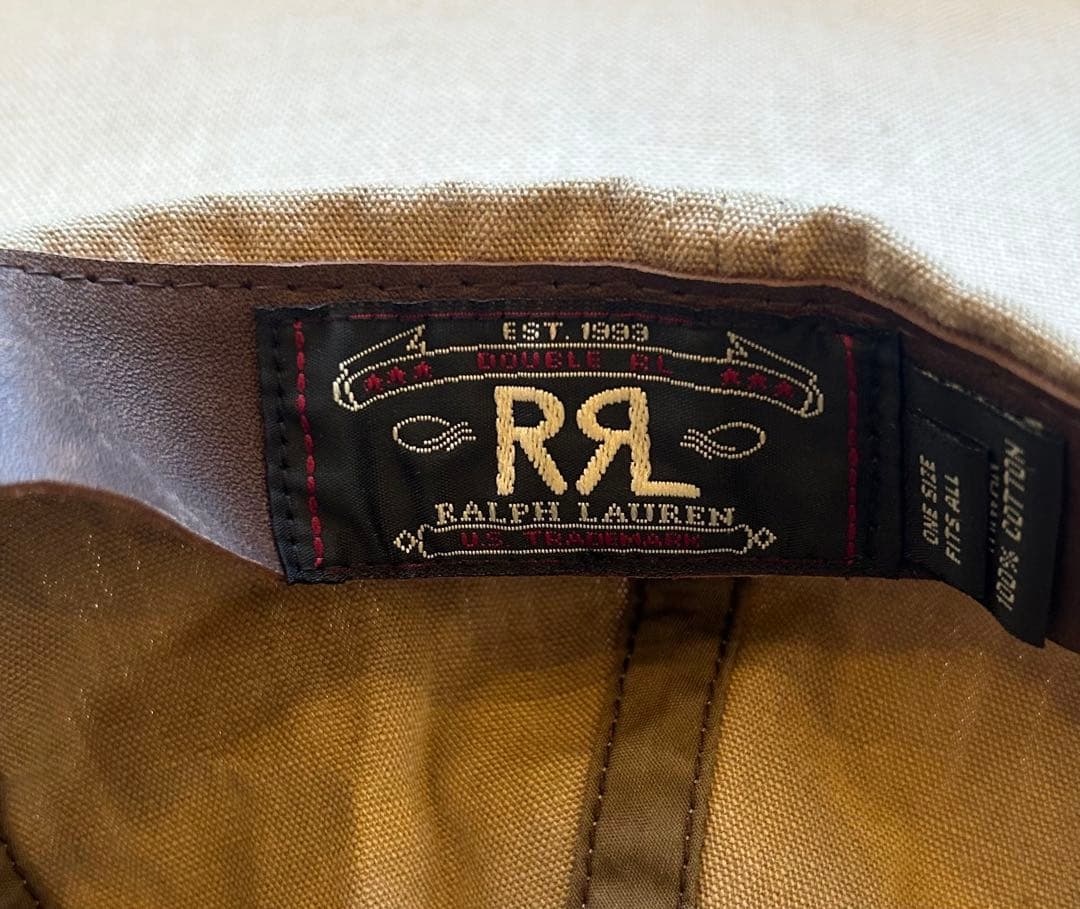 ヘ*グ様 DOUBLE RL シンプルロゴキャップ