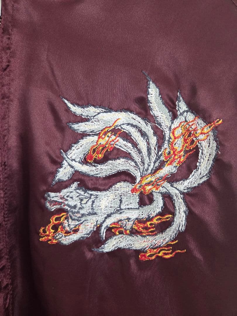 九尾の狐 スカジャン 鏡花水月 絡繰魂