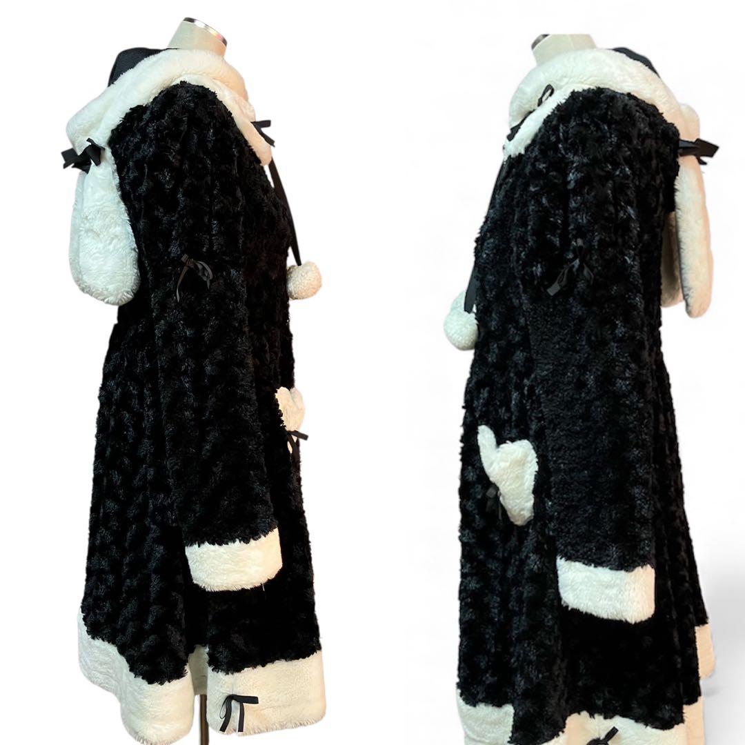 ✾BABY,STARS SHINE BRIGHT✾うさ耳コート　ブラック