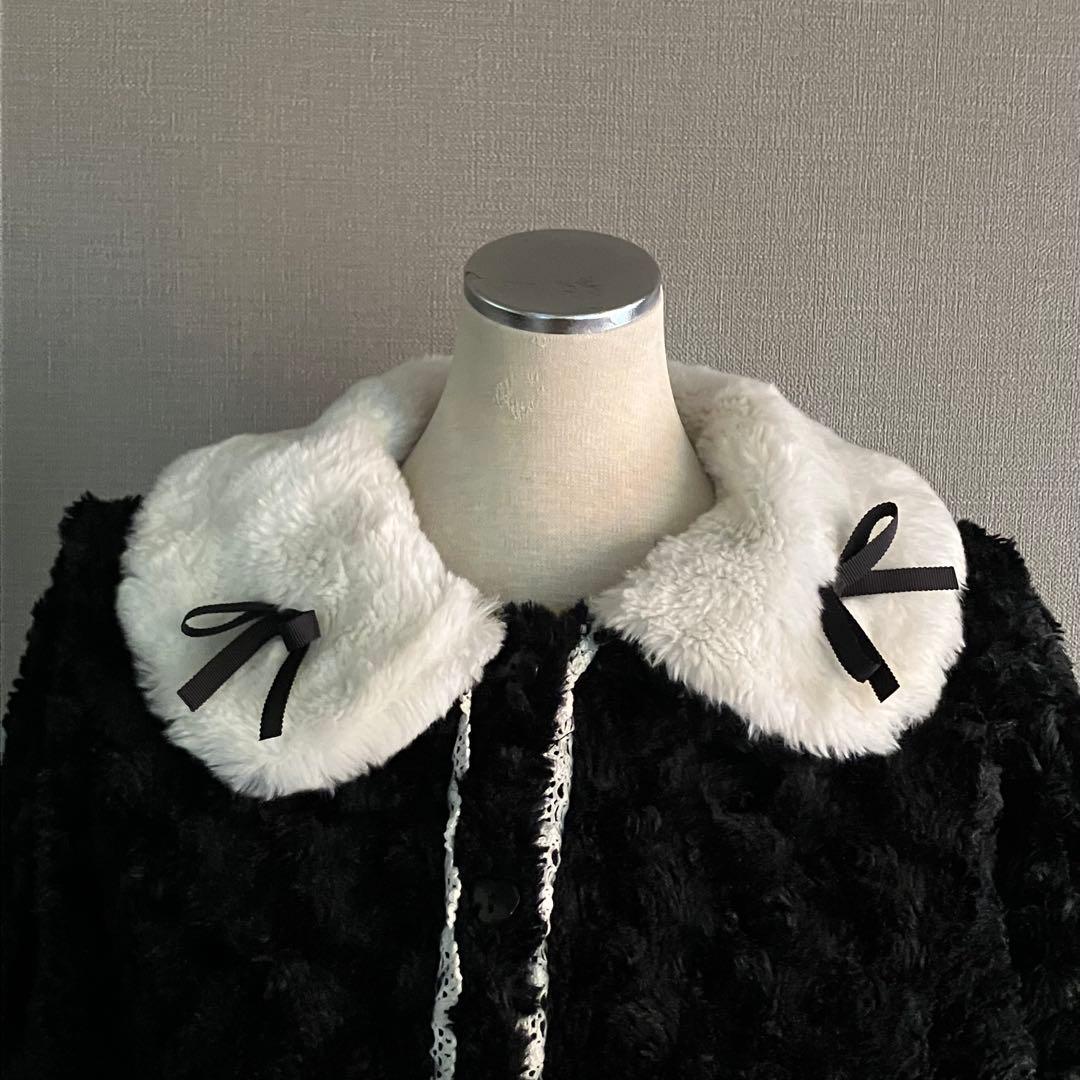 ✾BABY,STARS SHINE BRIGHT✾うさ耳コート　ブラック