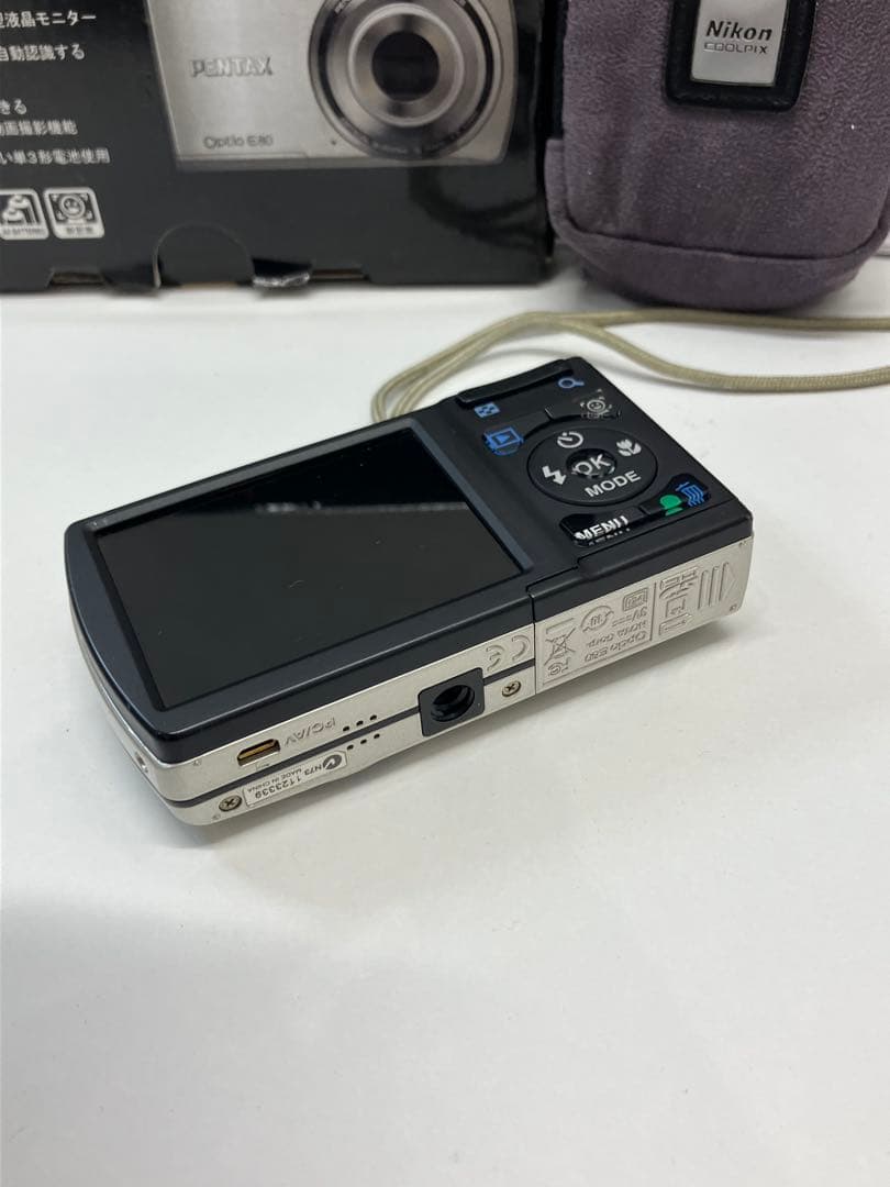 PENTAX Optio E80 コンパクトデジタルカメラ　【3841】