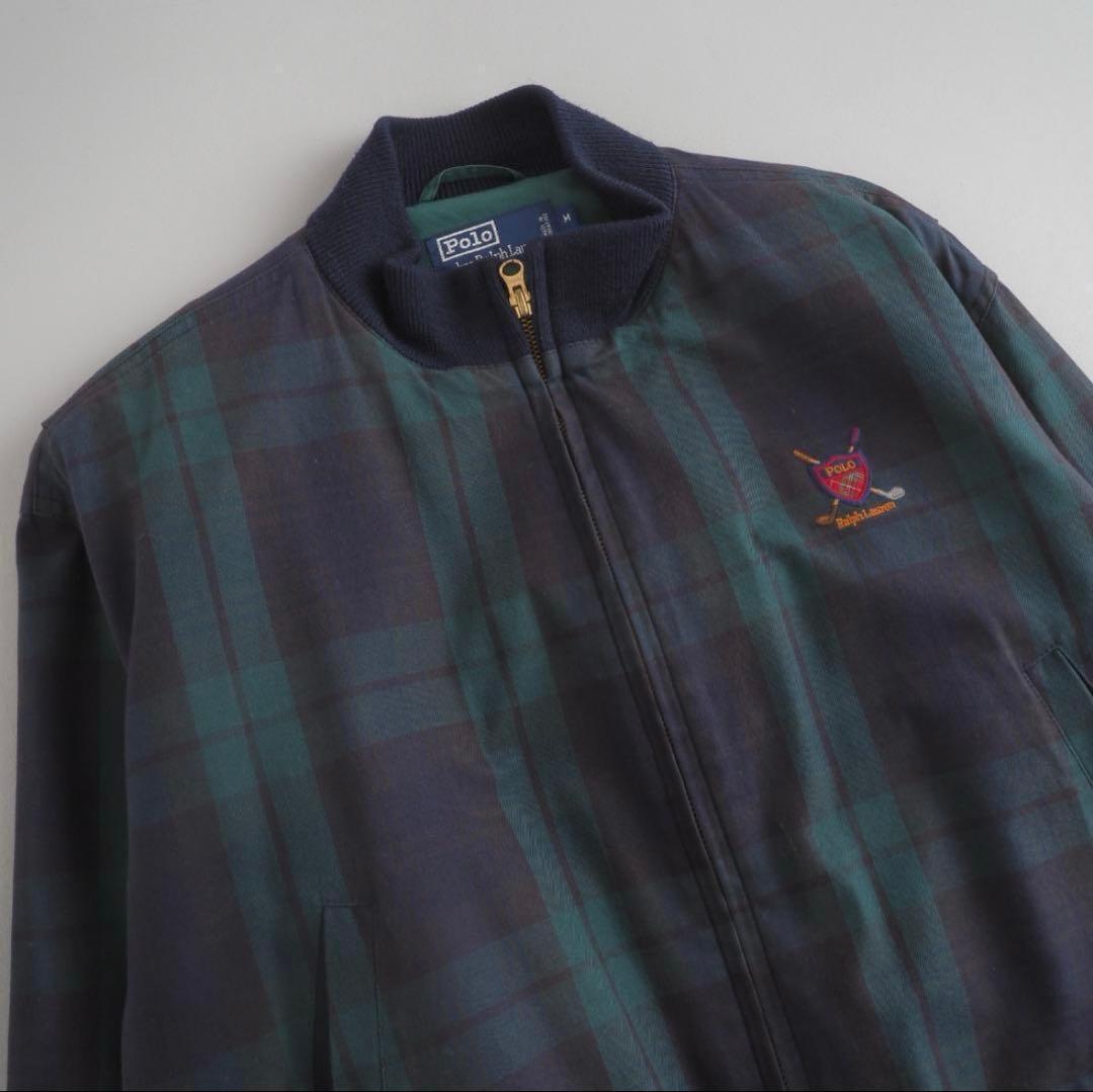 ラルフローレン　ブルゾン　スイングトップ　ブラックウォッチ柄　美品