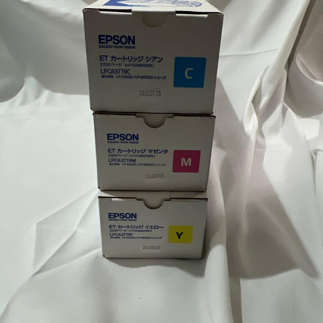 Epson ET カートリッジセット LPC3AT19Y/M/C