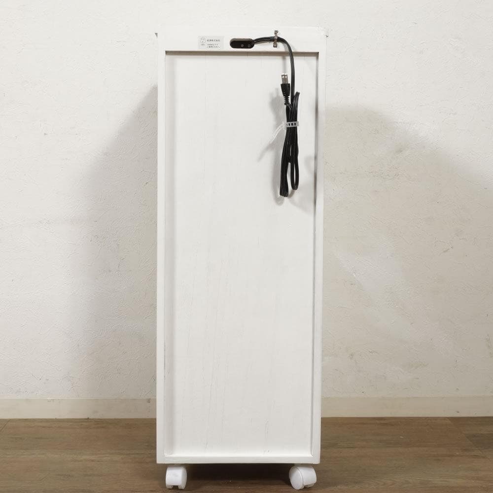 【新品・未使用】　炊飯器ラック　キッチンワゴン　スライドレール　天板タイル