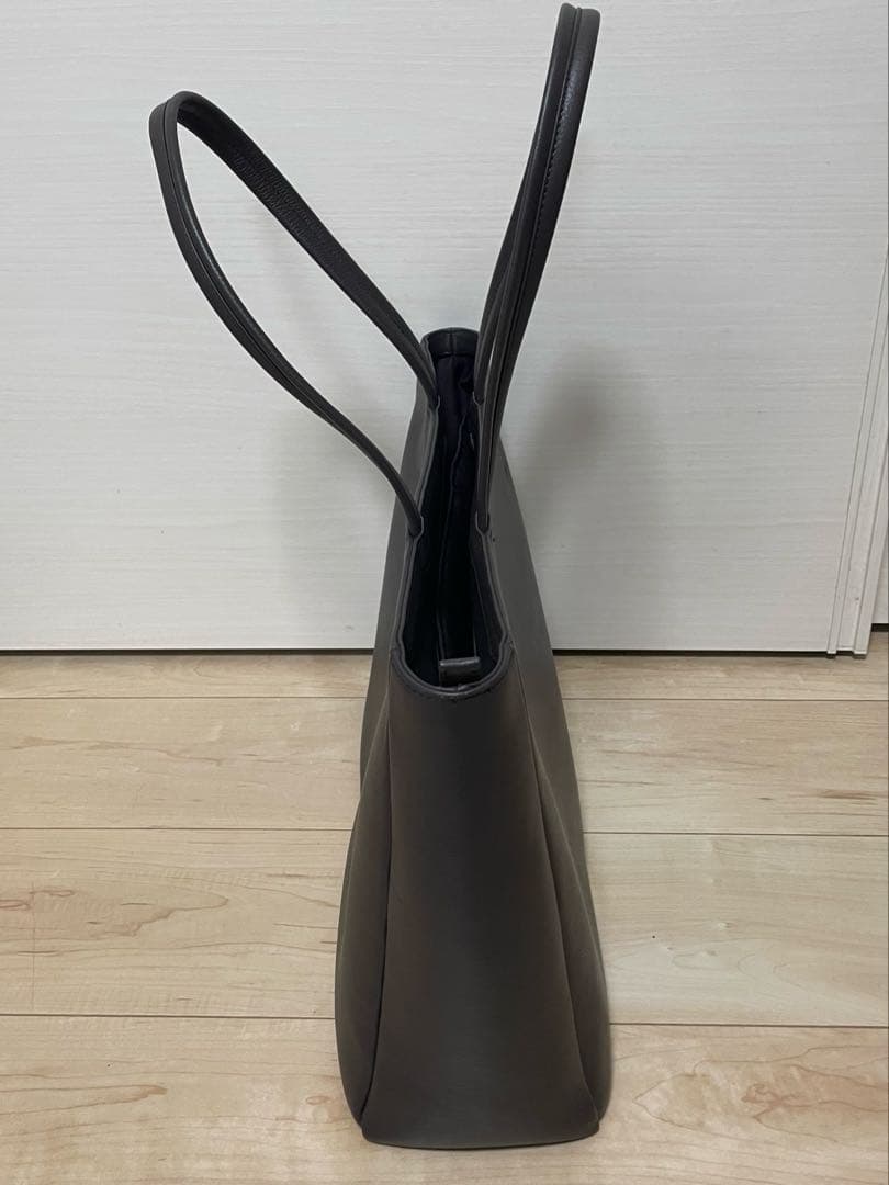 SHIPS スマートレザートートバッグ ブラウン