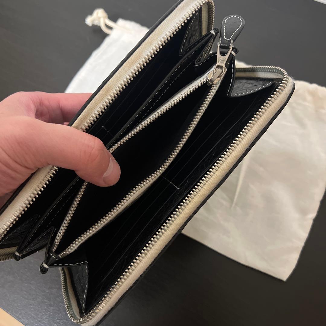 バレンシアガ ロゴ バザール 長財布 ラウンドファスナー ウォレット