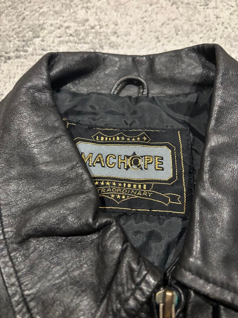 90's unknown 短丈レザージャケット　City boy