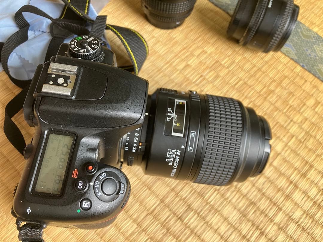 NikonD7500レンズ付き単焦105mm と単焦50mmと35-70mm