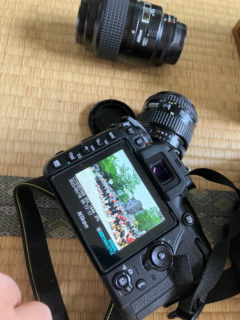 NikonD7500レンズ付き単焦105mm と単焦50mmと35-70mm