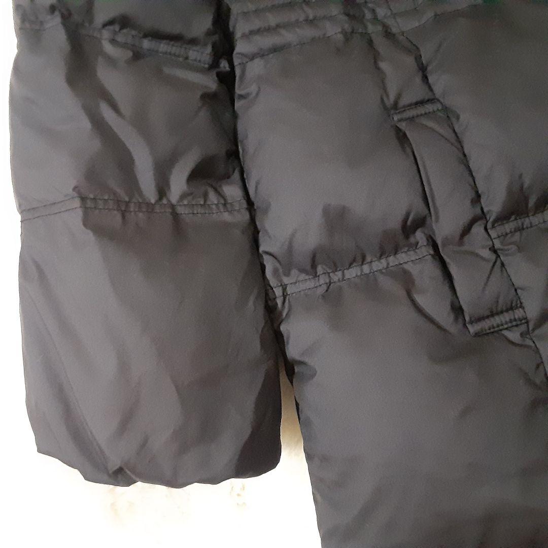 ローラアシュレイ　大きめサイズ13　XL　ダウンコート　ラクーンファー　黒　美品