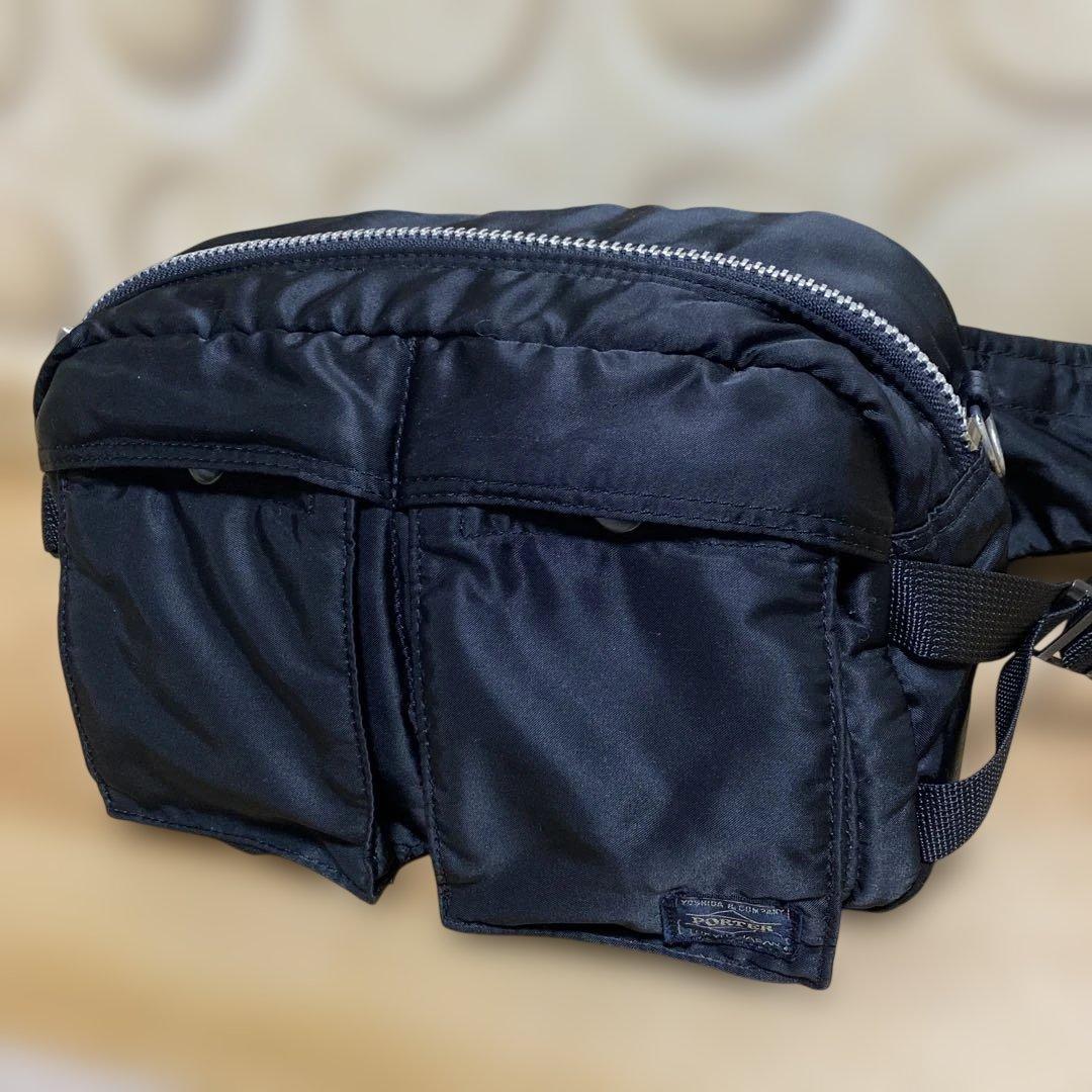 激レア美品！ ポーター タンカー ブラック ナイロン ボディバッグ