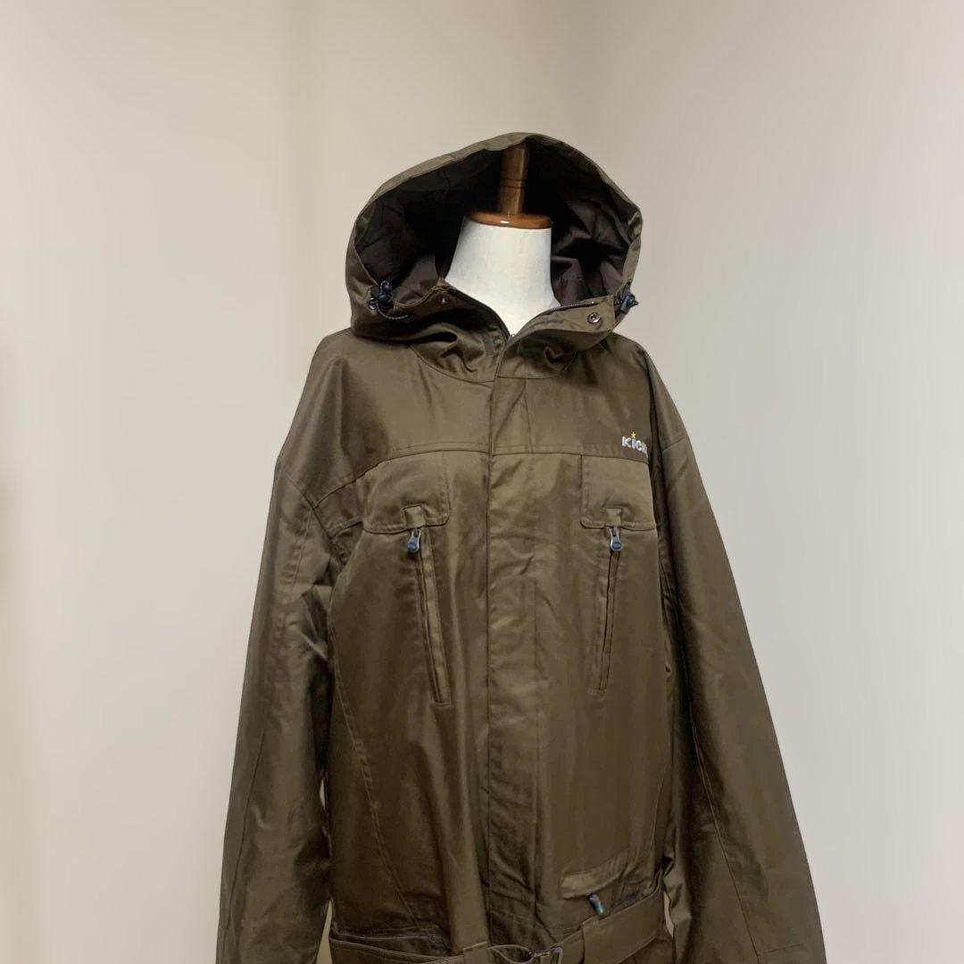 【超美品】KICKS キックス スノボ スキー ウェア つなぎ ブラウン