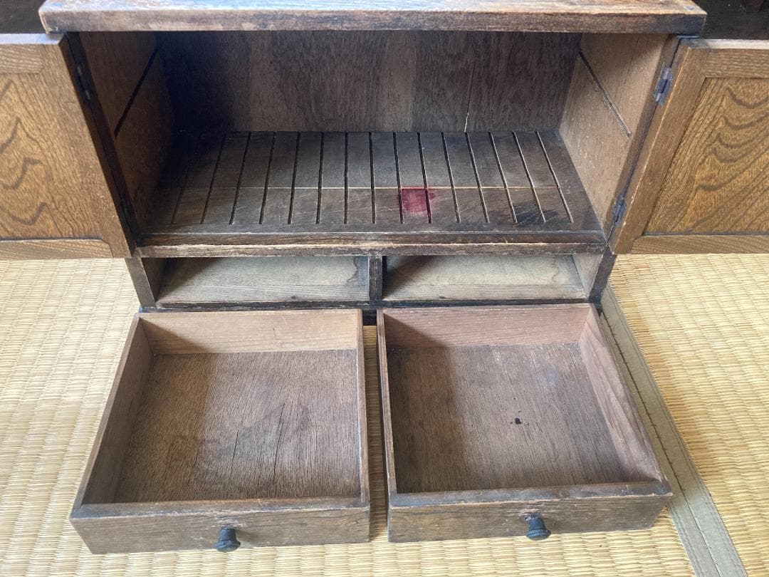 【送料込】昭和レトロ 小箪笥 木製収納棚