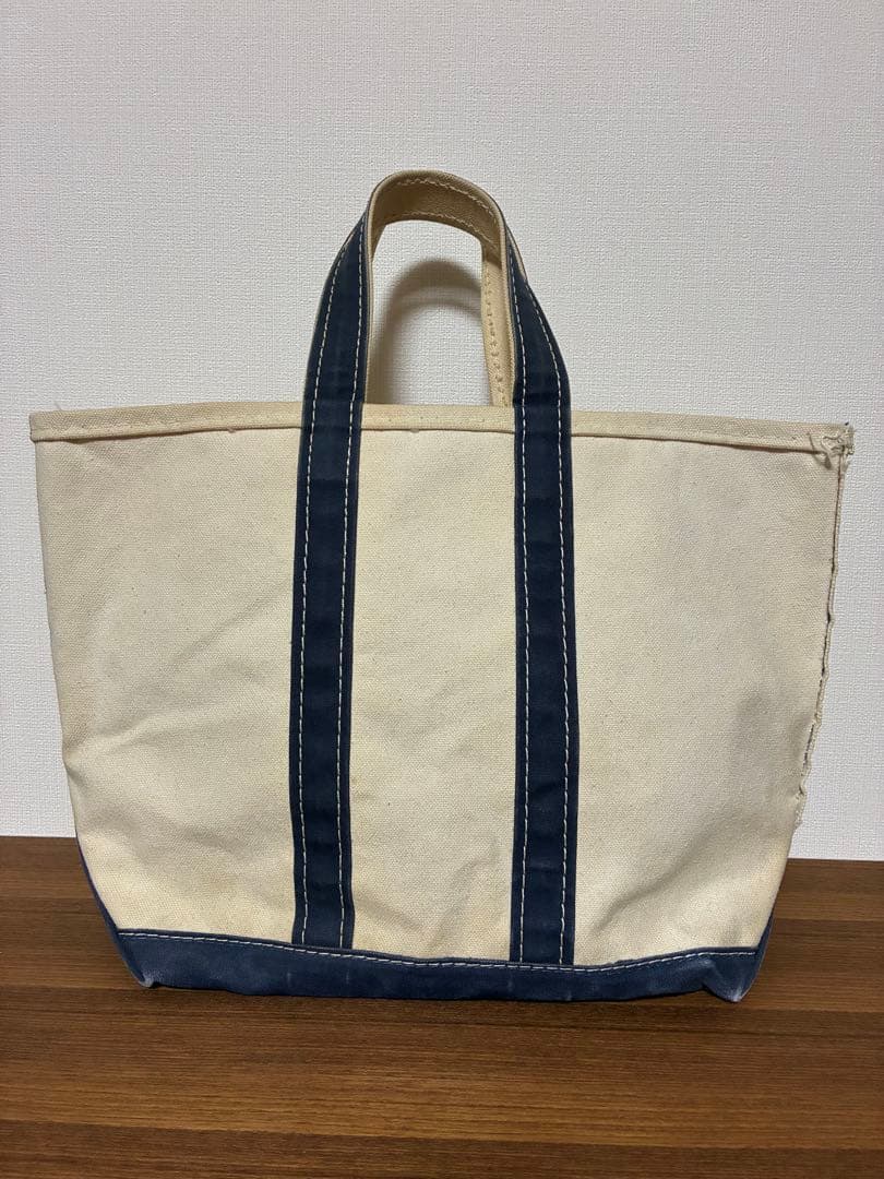 エルエルビーン L.L.Bean キャンバス トートバッグ 80s ギザタグ 紺