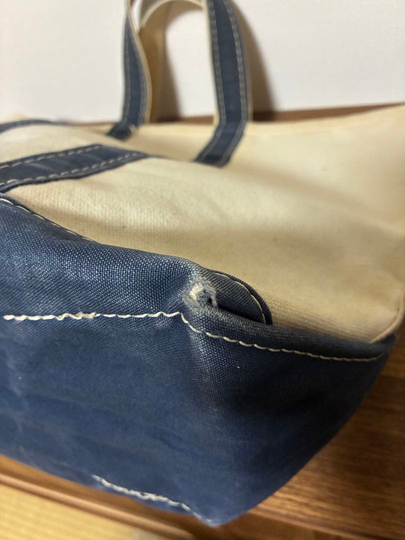 エルエルビーン L.L.Bean キャンバス トートバッグ 80s ギザタグ 紺