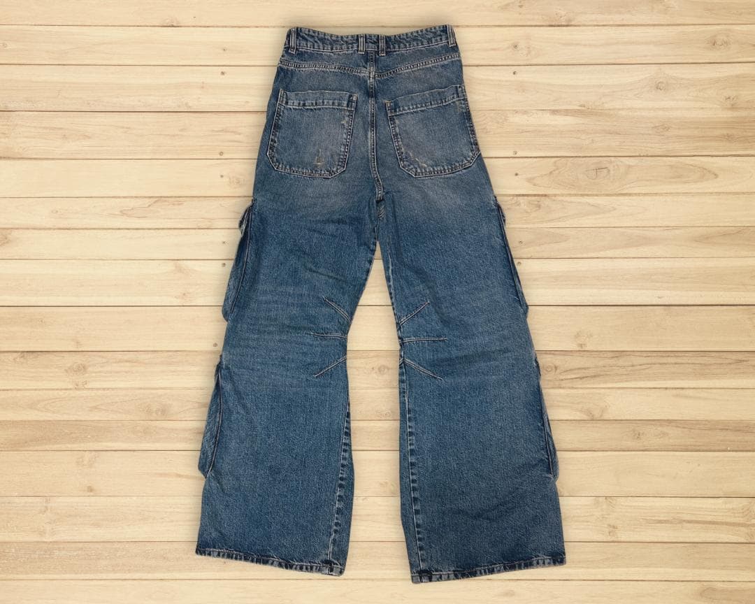 coco⬛︎ディーゼルDIESEL デニム カーゴパンツ ルーズフィット