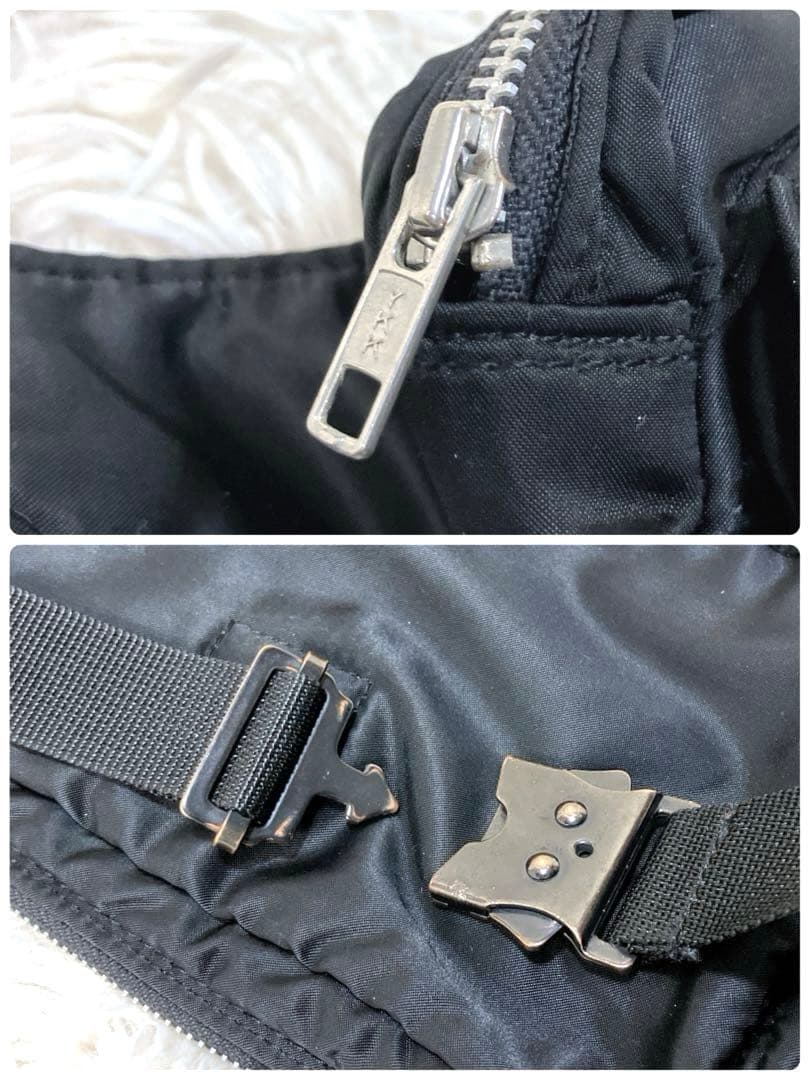 ✨美品 ポーター タンカー ウエストバッグ ボディバッグ ブラック 日本製 黒S