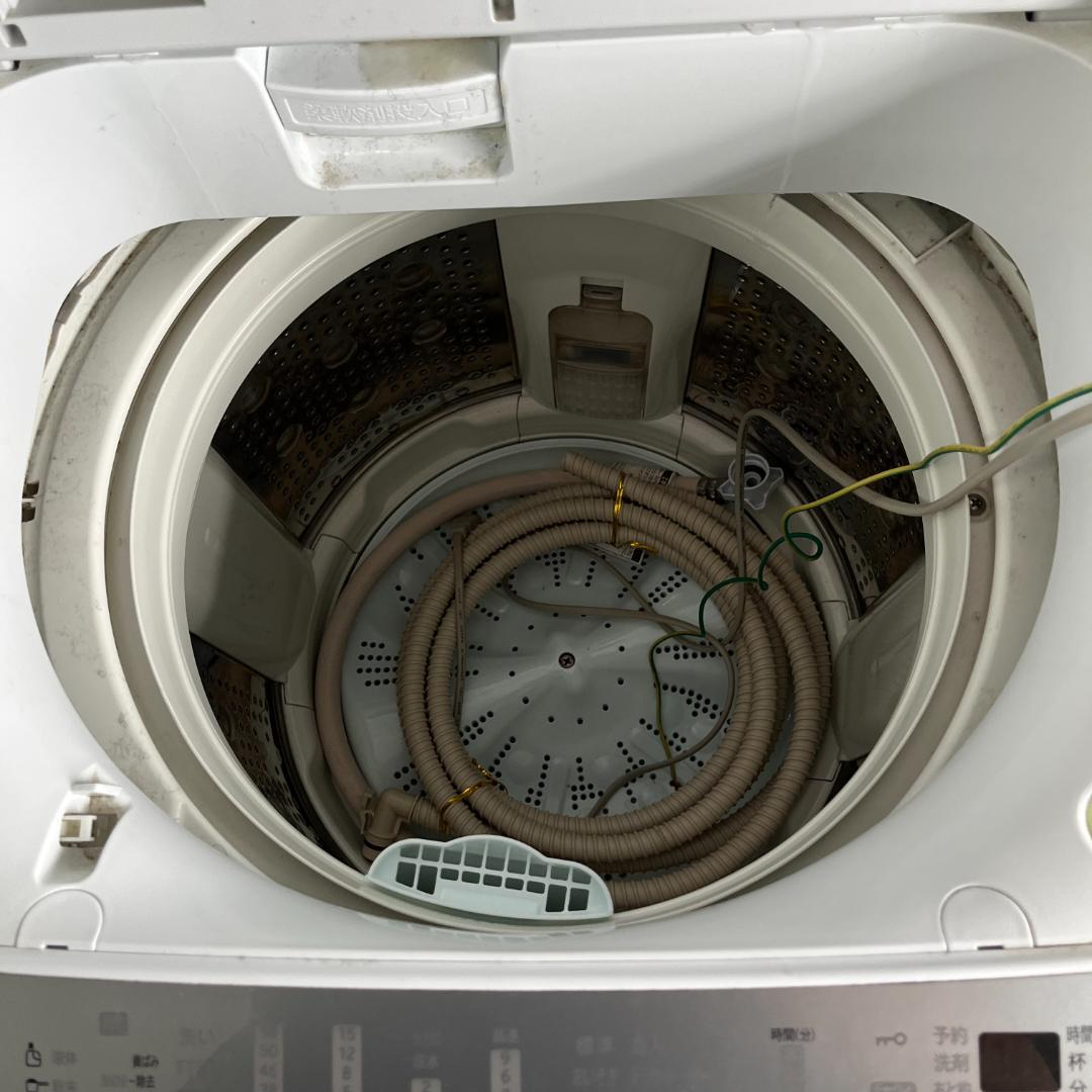 HITACHI BW-V70EE7 W　洗濯機　ビートウォッシュ 2020年製