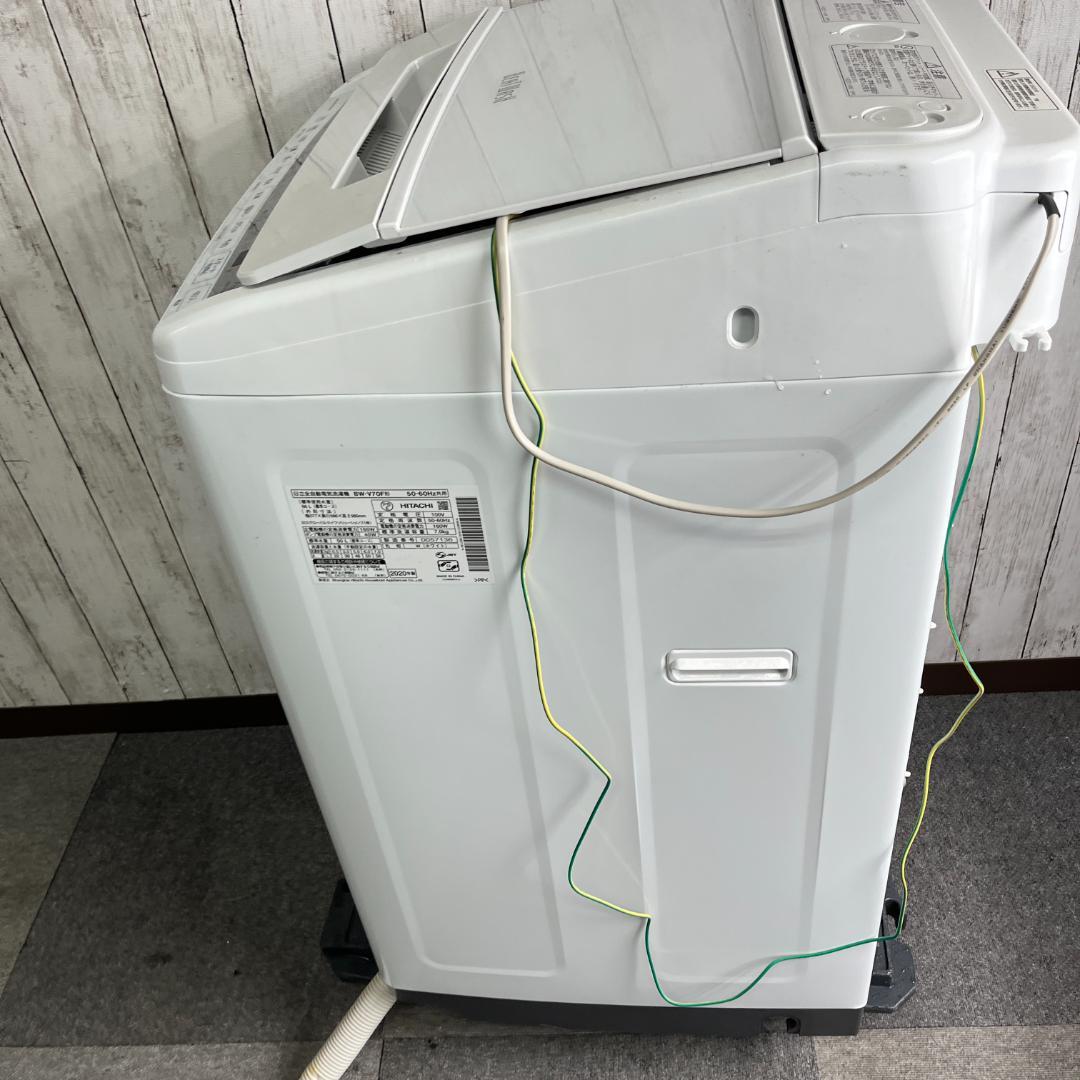 HITACHI BW-V70EE7 W　洗濯機　ビートウォッシュ 2020年製