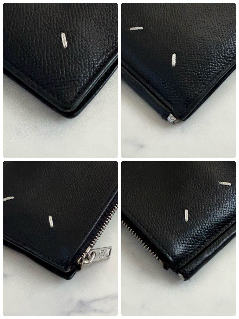 メゾンマルジェラ マネークリップ 二つ折り財布 小銭入れ カードケース