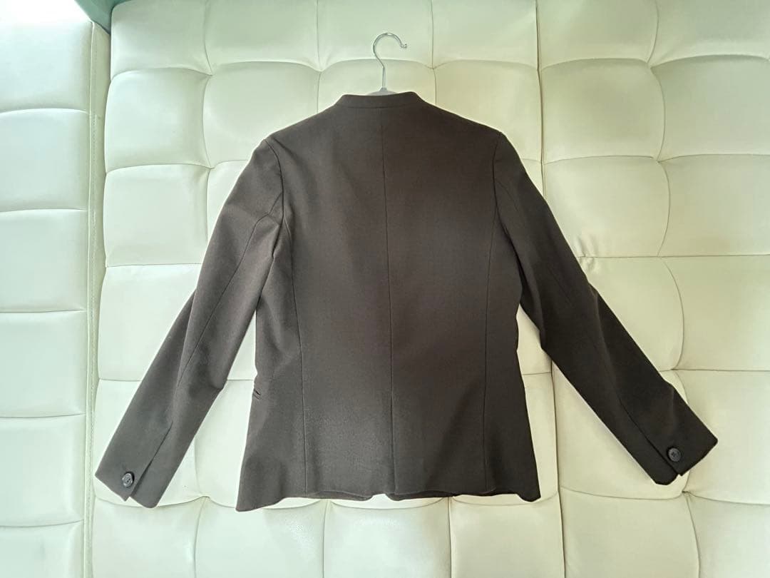 【n】PLST カラーレス セットアップ ブラウン XS