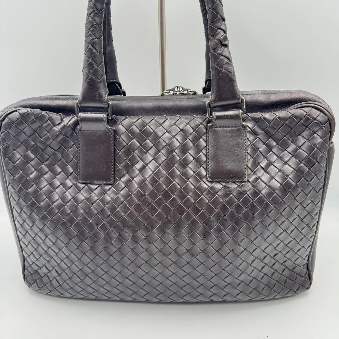 BOTTEGA VENETA ビジネスバッグ　ブラウン　オールレザー